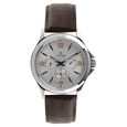 Titan Quartz Multifunction Silver Dial Leather Strap Watch for Men - image number 0