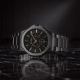 Titan Classic Slim Multifunction Multifunction Silver Dial Carnation Gold Stainless Steel Strap Watch For Men