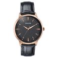 Sonata Jashn Quartz Analog Golden Dial Brown Leather Strap Watch For Men