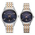 Titan Modern Bandhan Pair Analog with White Dial Yellow Gold Stainless Steel Strap Watch for Couples