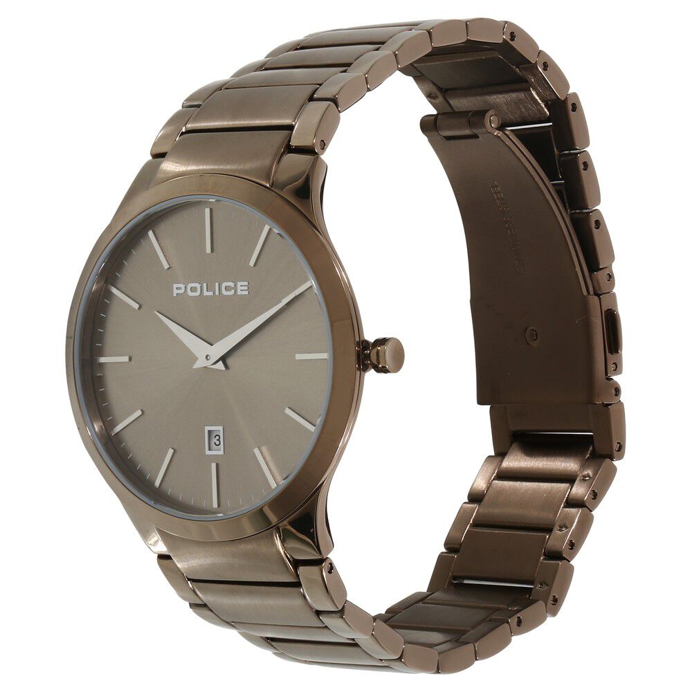 Buy Online Police Quartz Analog Green Dial Metal Strap Watch for Men -  ncpl15246jsk53m | Titan