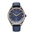 Titan Regalia Opulent Offset Second Hand Blue Dial Blue Leather Strap Watch For Men - image number 0