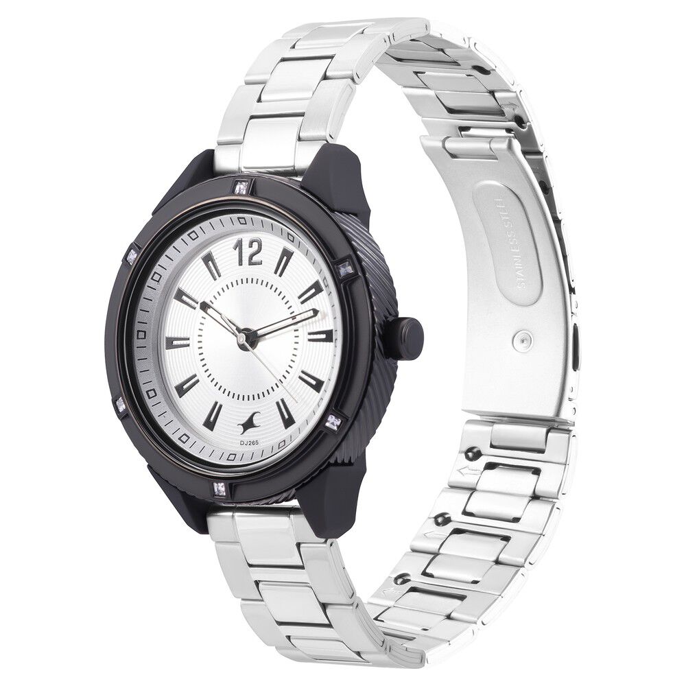 Buy Online Fastrack Varsity Silver Dial Quartz Analog Watch for