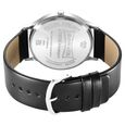 Sonata Aspire Quartz Analog Silver Dial Leather Strap Watch for Men - image number 3