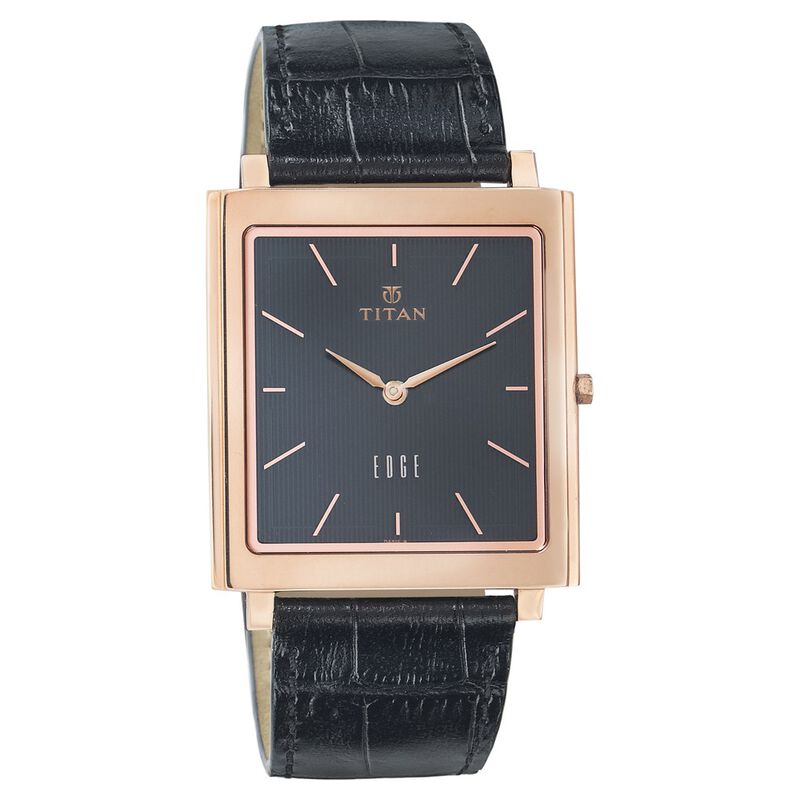 Titan Quartz Analog Black Dial Watch for Men