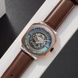 Titan Techno Beats Anthracite Dial Automatic Leather Strap watch for Men - image number 0