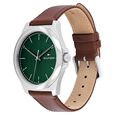 Tommy Hilfiger Quartz Analog Green Leather Strap for Men - image number 1