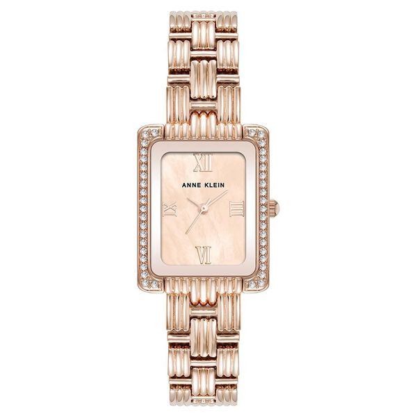 Anne Klein Quartz Analog Rose Gold Dial Rose Gold Metal Strap Watch For Women - image number 0
