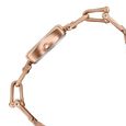 Poze Poze Quartz Analog White Dial Rose Gold Metal Strap Watch For Women - image number 5