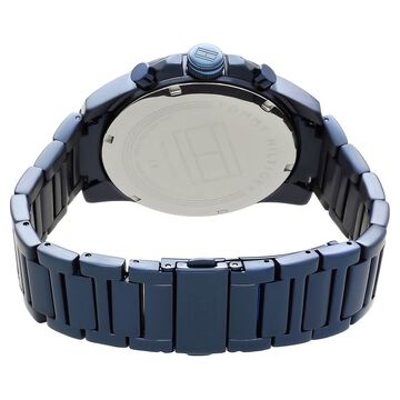 Tommy Hilfiger Quartz Analog Blue Dial Stainless Steel Strap Watch for Men