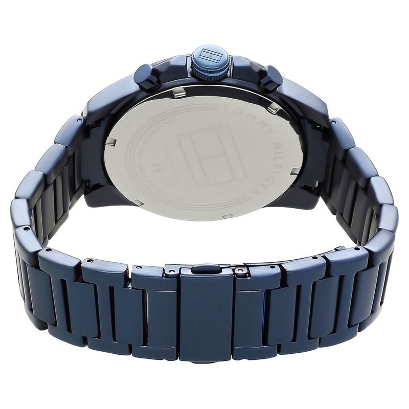 Tommy Hilfiger Quartz Analog Blue Dial Stainless Steel Strap Watch for Men - image number 4