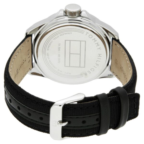 Tommy Hilfiger Quartz Analog Black Dial Fabric Strap Watch for Men - image number 3