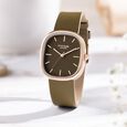 Sonata Poze Quartz Analog Brown Dial Mesh Strap Watch for Women