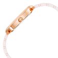 Anne Klein Quartz Analog Pink Dial Pink & Rose Gold Ceramic Strap Elongated Oval Shaped Watch For Women - image number 1