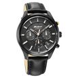 Titan Octane Classic Sporty Black Dial Chronograph Leather Strap watch for Men - image number 1