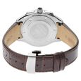 Xylys Swiss Analog with Date Brown Leather Strap Silver Dial Watch For Men - image number 4
