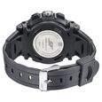 SF Hustler Quartz Digital Analog Digital Black Dial Black PU Strap Watch For Men - image number 3
