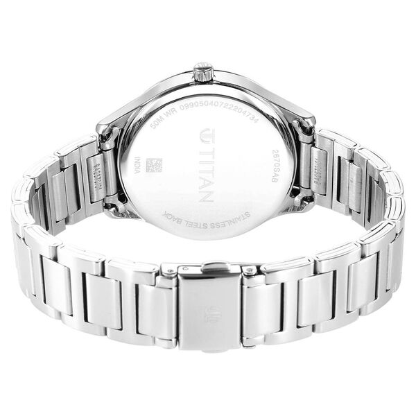 Titan Pastel Dreams Purple Mother of Pearl Dial Analog Metal Strap Watch for Women - image number 4