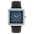 Titan Quartz Analog Black Dial Metal Strap Watch for Men