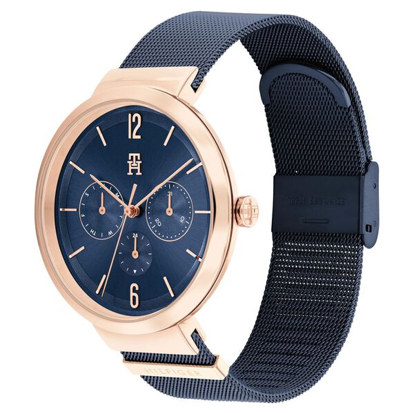 Buy Online Tommy Hilfiger Quartz Analog Blue Dial Stainless Steel Strap ...