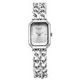 Titan Raga Showstopper Quartz Analog Rose Gold Dial Rose Gold Metal Strap Rectangular Shaped Watch For Women