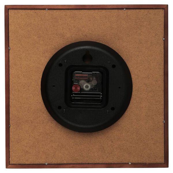 Titan Black & Timber Wooden Wall Clock - image number 4