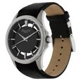 Kenneth Cole Quartz Analog Black Dial Leather Strap Watch for Men - image number 1