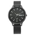 Fastrack Ruffles Quartz Analog with Day and Date Black Dial Stainless Steel Strap Watch for Girls - image number 2