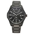 Titan Aion Concealed Automatic Analog with Power Reserve Indicator and Blue Dial Blue Leather Strap Watch for Men