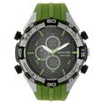 SF Quartz Analog Digital Black Dial Plastic Strap Watch for Men