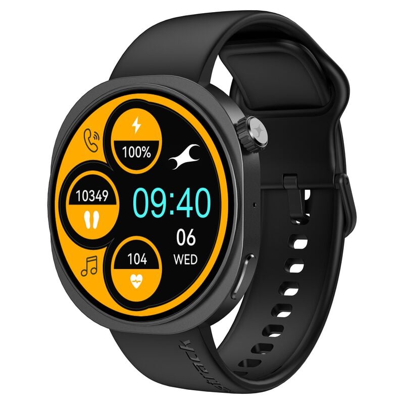 Fastrack Revoltt FR3 Pro Smartwatch with 1.43" AMOLED Display Dynamic 60Hz Refresh HRM SpO2 Sleep Functional Crown