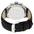 Tommy Hilfiger Quartz Multifunction Black Dial Leather Strap Watch for Men - image number 3