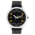 Fastrack Bold Quartz Analog White Dial Leather Strap Watch for Guys