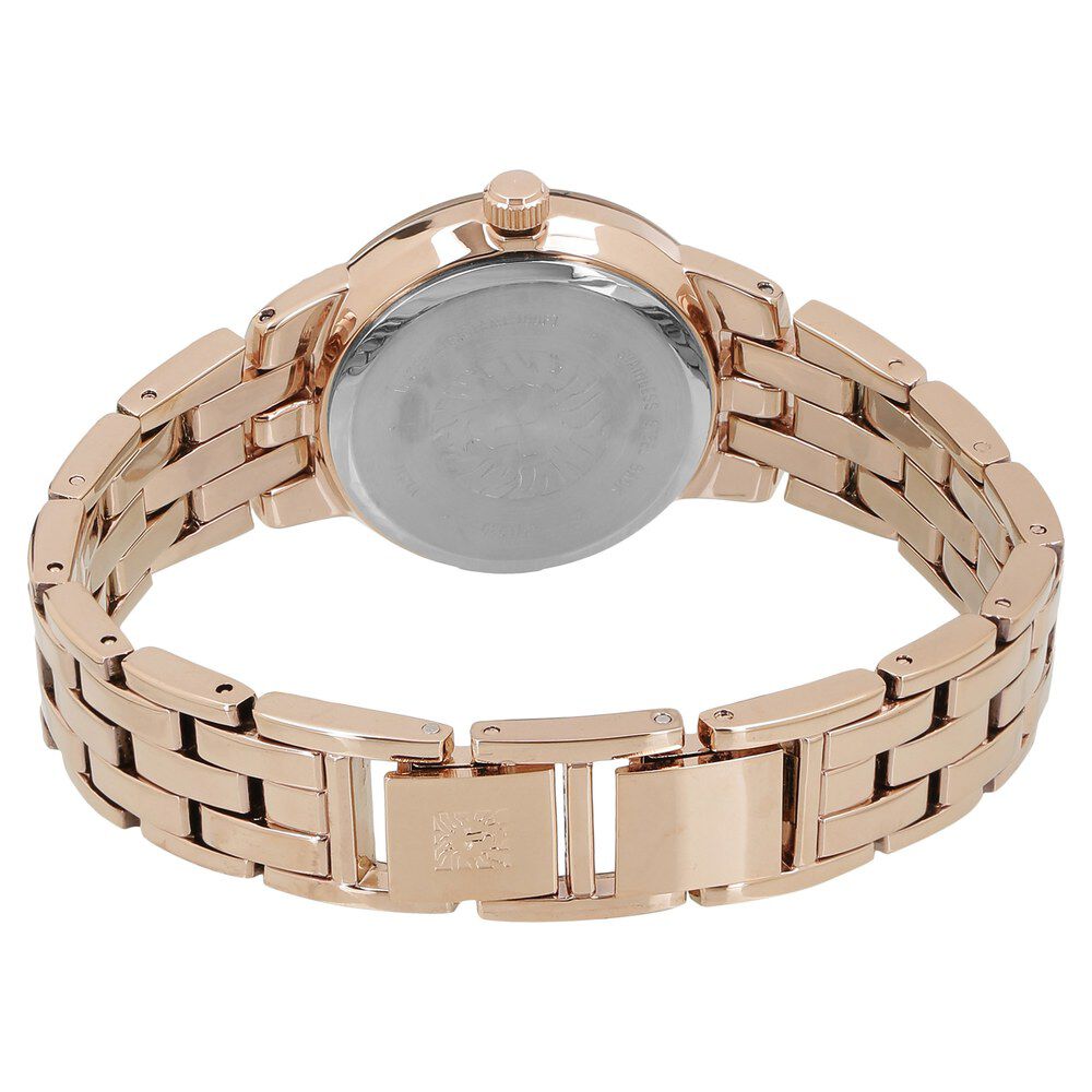 Buy Online Anne Klein Quartz Analog Rose Gold Dial Stainless Steel Strap Watch for Women ndak1930rgrg Titan