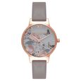 Olivia Burton Quartz Analog Multicoloured Dial Leather Strap Watch for Women - image number 0