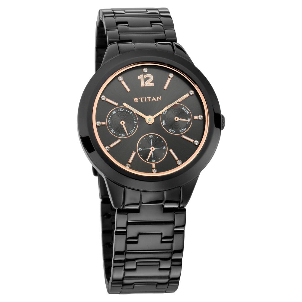Buy Online Titan Workwear Anthracite Dial Analog with Day and Date
