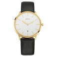 Titan Nebula Lustre 18k Gold Analog Leather Strap Watch for Men - image number 1