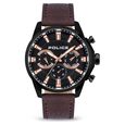 Police Black Dial Brown Strap Multifunction Watch for Men - image number 0