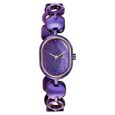 Fastrack Style Up Quartz Analog Purple Mother Of Pearl Dial Purple Metal Strap Watch For Girls - image number 1