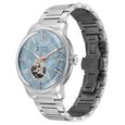 Titan Stellar Ice Meteorite Automatic Analog with Open-Heart and Authentic Meteorite Dial Silver Stainless Steel Strap Watch for Men - image number 4