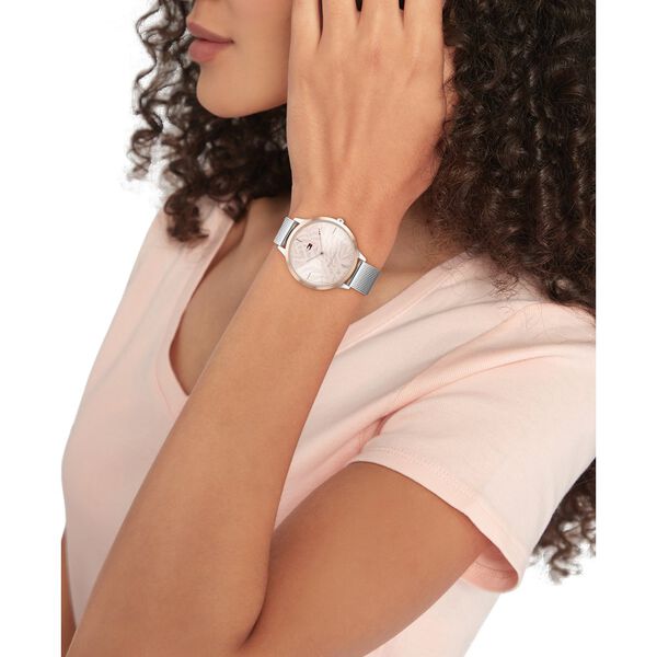 Tommy Hilfiger Quartz Analog Pink Dial Stainless Steel Strap Watch for Women - image number 3