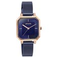 Sonata Modern Edit Quartz Analog Blue Dial Stainless Steel Strap Watch For Women - image number 2