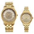 Titan Karishma Bandhan Champagne Dial Analog Stainless Steel Strap watch for Couple - image number 0