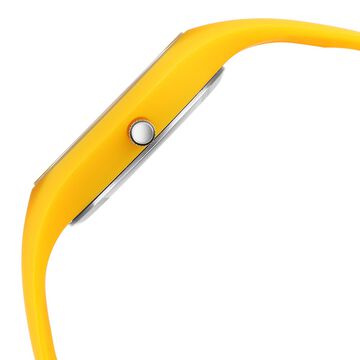 Zoop By Titan Pop Integrated Quartz Analog Yellow Dial Silicone Strap Watch for Kids