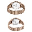 Sonata Wedding Edit Quartz Analog Black Dial Stainless Steel Strap Watch For Pair - image number 5