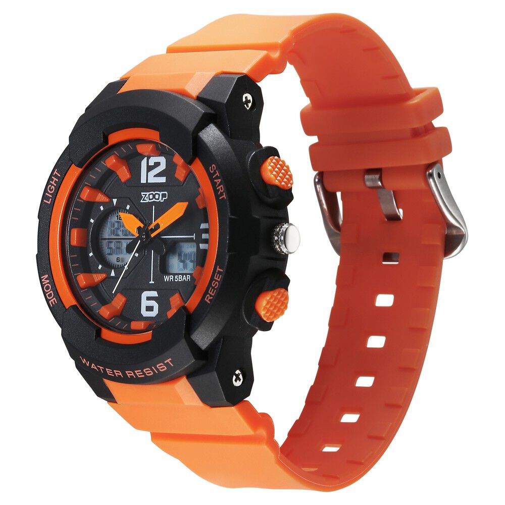Buy Online Zoop Pop Upgrages Quartz Analog Digital Black Dial Plastic Strap Watch For Kids 26026pp05w Titan