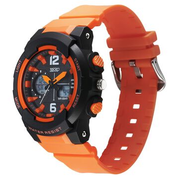 Zoop Pop Upgrages Quartz Analog Digital Black Dial Plastic Strap Watch For Kids