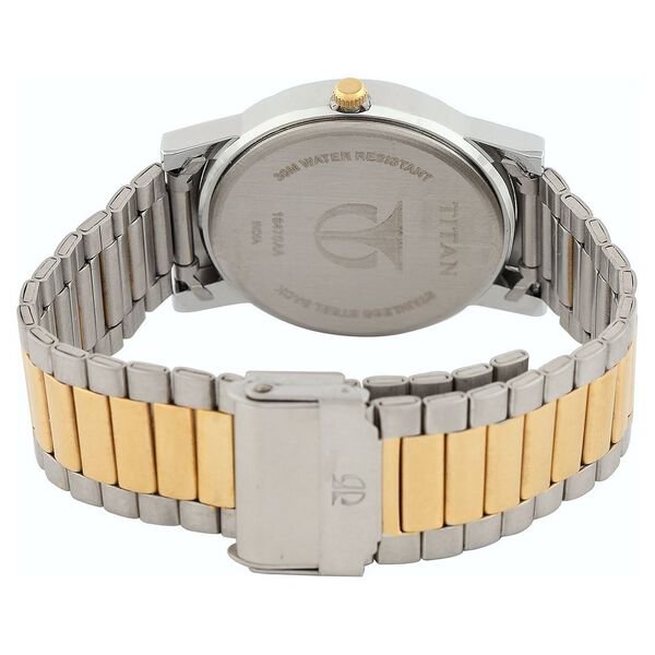 Titan Quartz Analog with Day and Date Silver Dial Watch for Men - image number 2