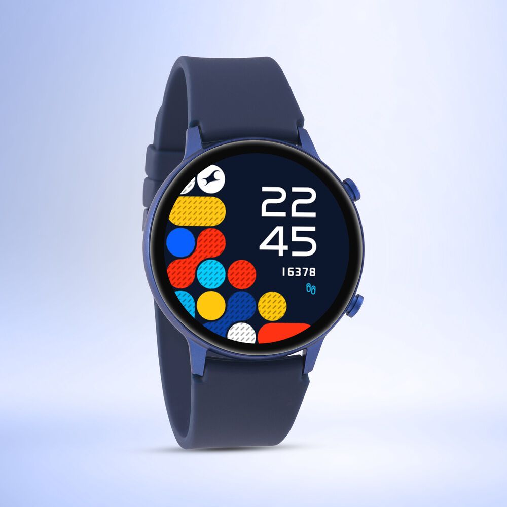 Buy Online Reflex Play Plus Smart Watch Amoled Display Period Tracker BT Calling 38077ap02 Titan