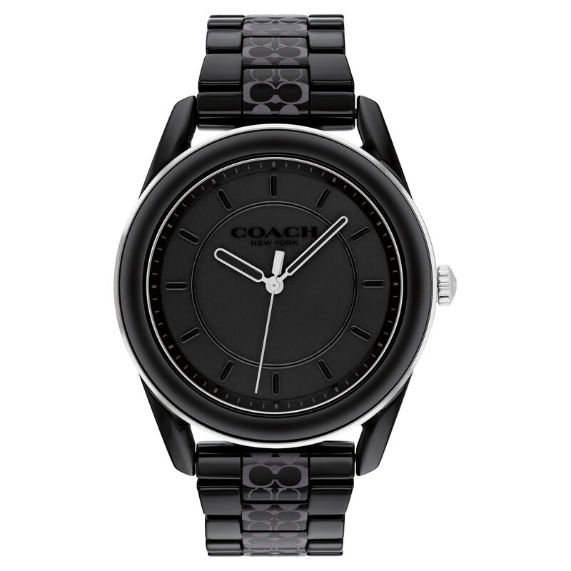 Coach Quartz Analog Black Dial Ceramic Strap Watch for Women - image number 0